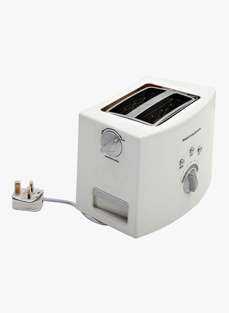 2-Slice Bread Toaster 388.10022296.17 White/Silver